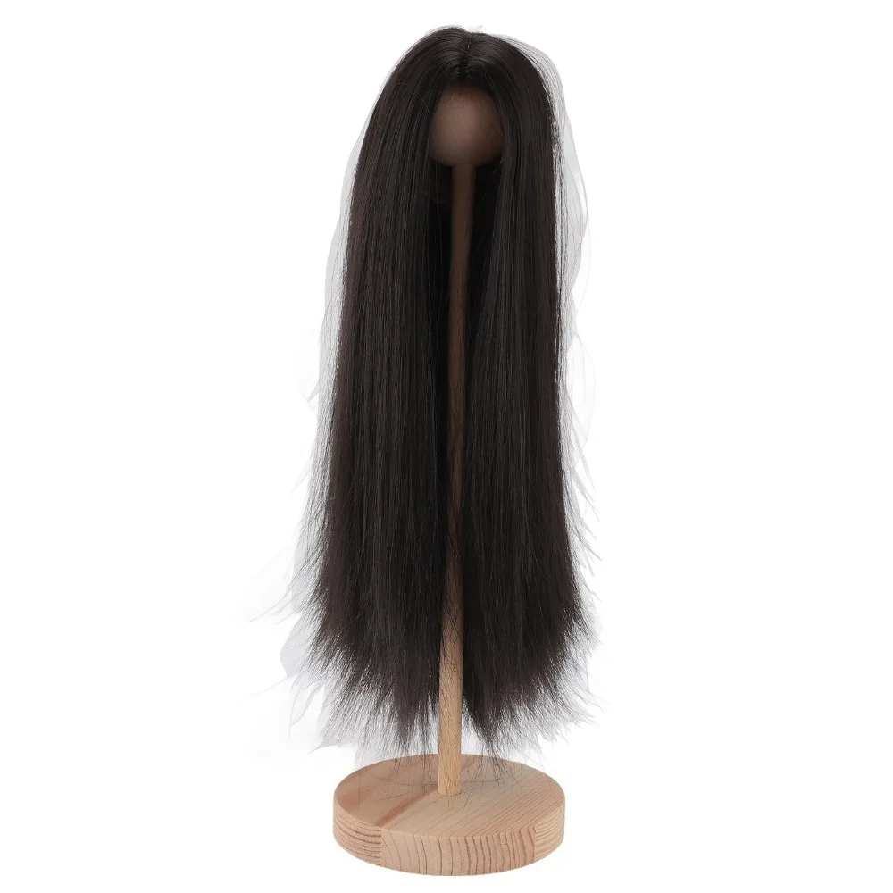 

Accessories High Temperature Silk Wig Trimmable Straight Ball Jointed Wig Middle Soft 1/4 Wig Playing Use