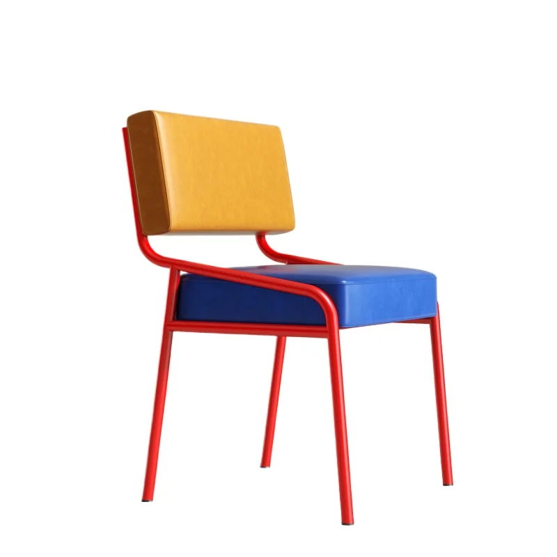 

Color Italian Vintage Dining Chair Mid-Century Designer Premium Backrest Seat for Home Viral Use