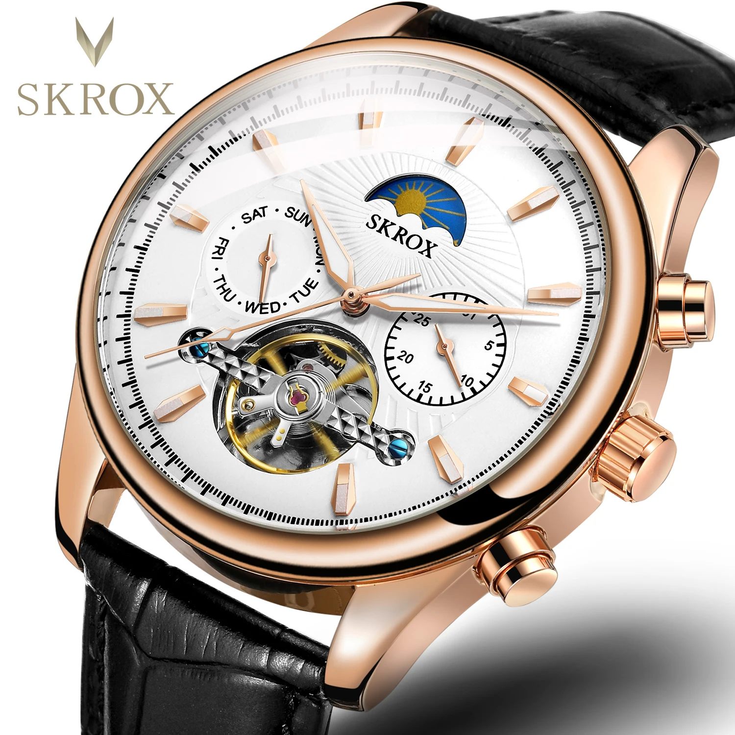 skrox-business-men's-watches-luxury-tourbillon-moon-phase-multifunctional-automatic-movement-mechanical-clock-waterproof-leather