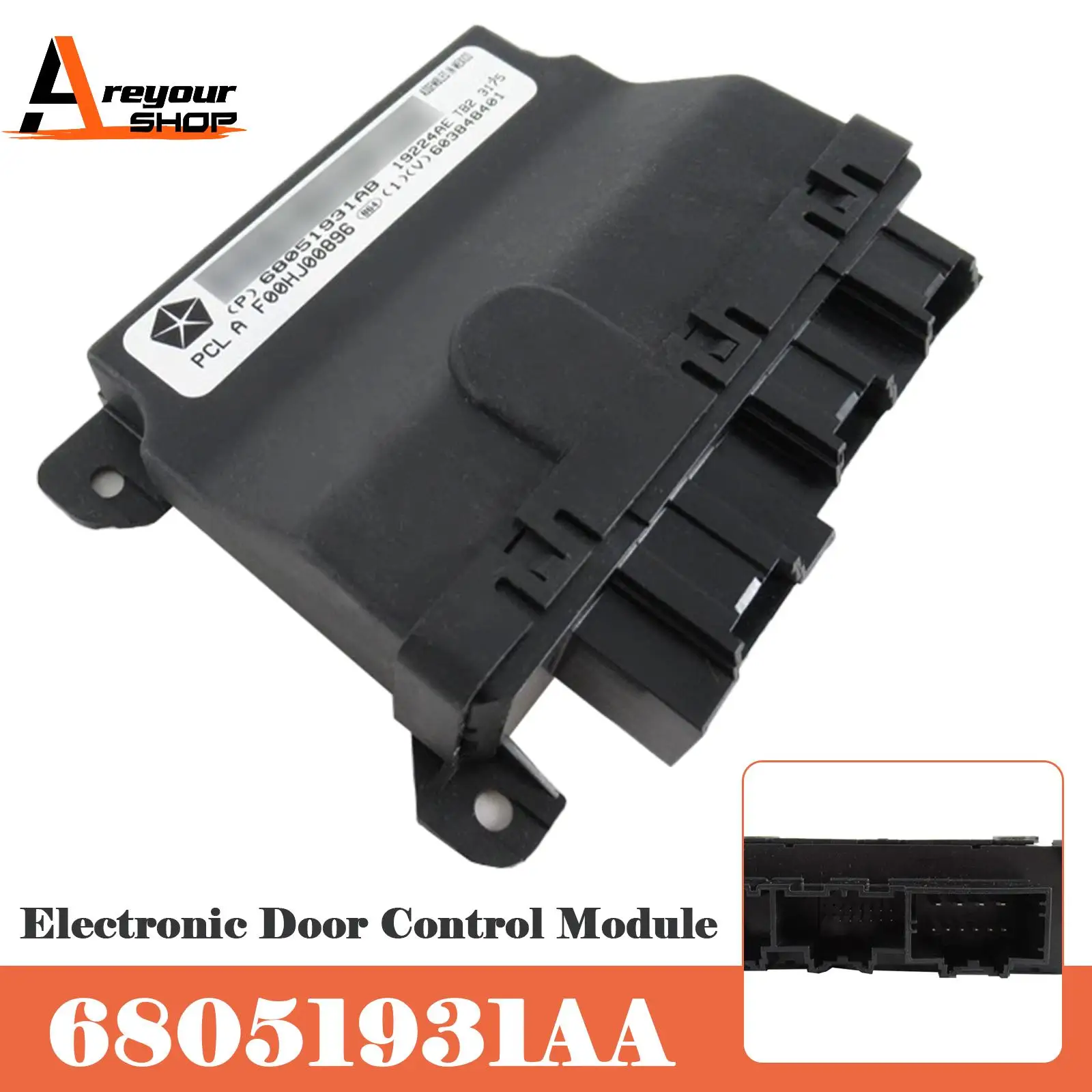Areyourshop Electronic Door Control Module 68051931AA for Dodge Challenger 2007-2014