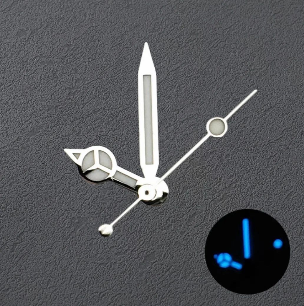 Светящиеся стрелки Parilk, сине-зеленые для Rolxres Submarine Seko NH35 NH36 NH38 NH70/4R/7S, аксессуары для часов с автоматическим механизмом