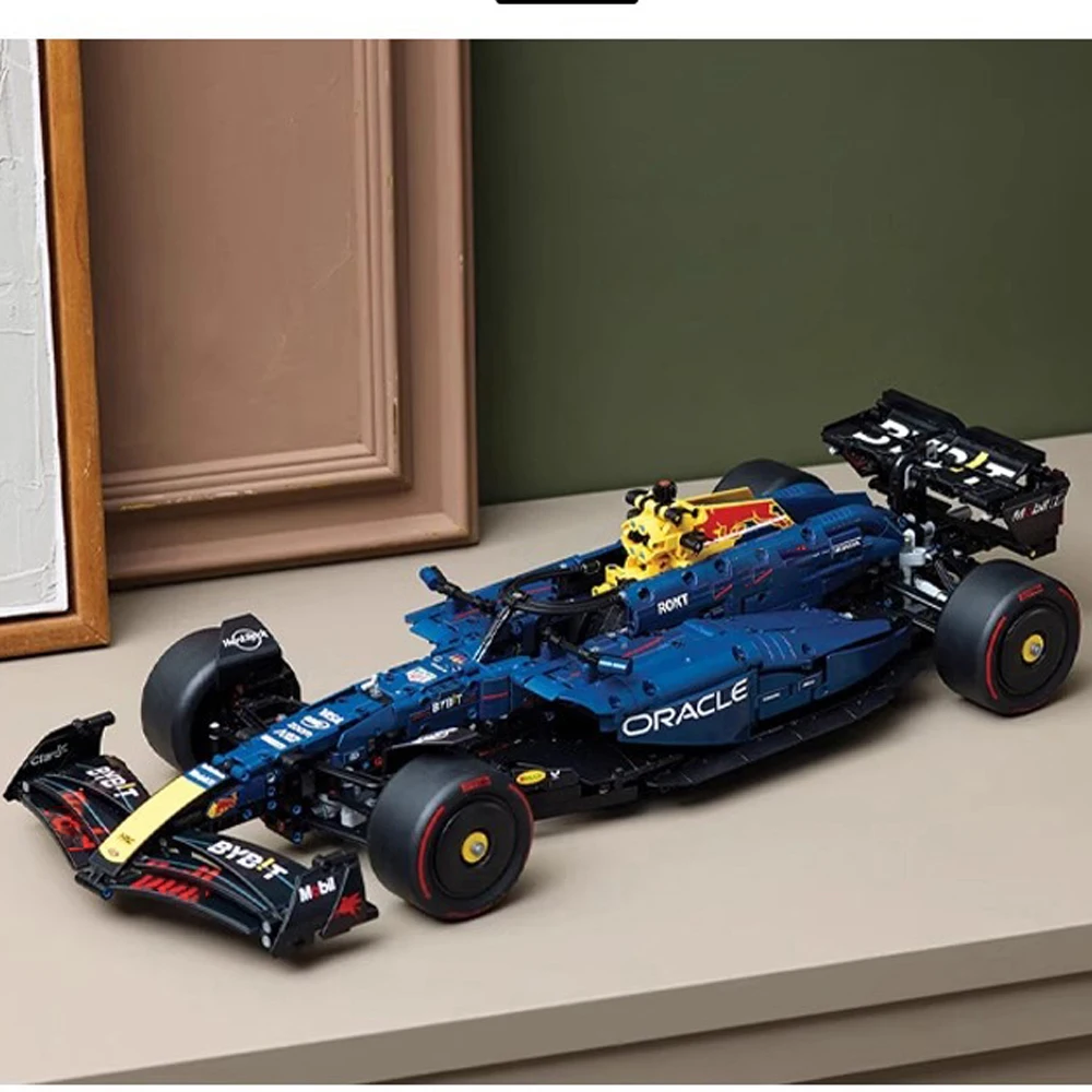 

2026 Суперкрасный спортивный автомобиль для гонок по формуле, конструктор-пазл для сборки, подарок на день рождения для мальчиков и девочек, игрушки