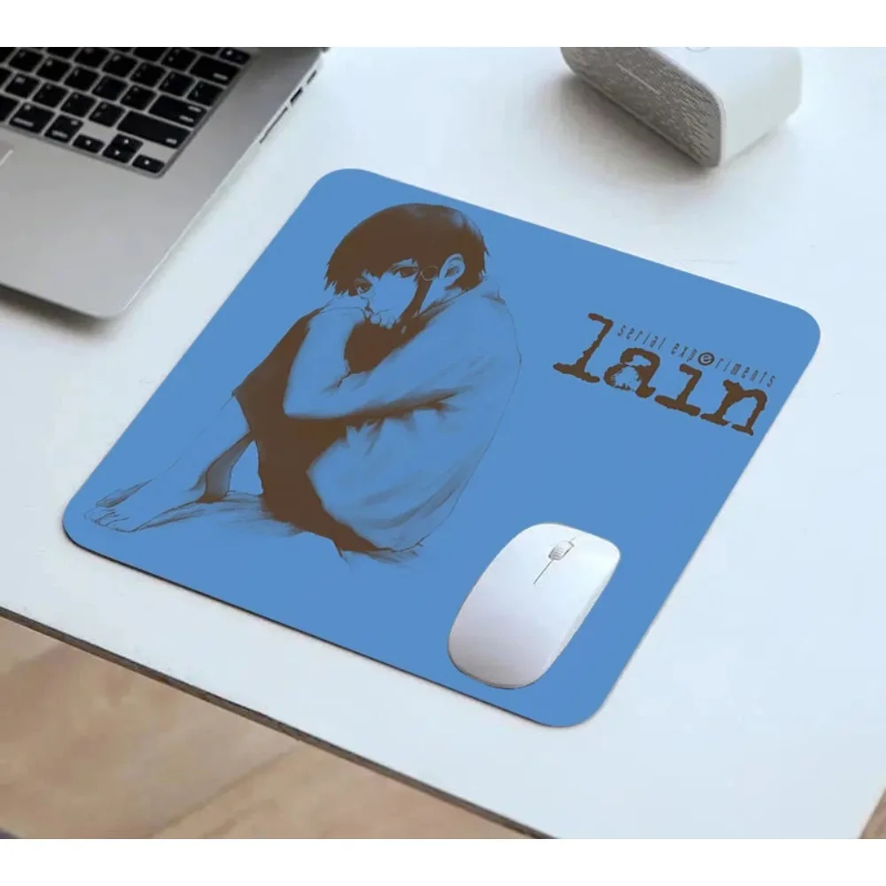 

Gaming Mouse Pad, Desk Mat, Anti-slip, Stitched Edges, Retro Blue Anime Boy Print Keyboard Mat for Gamers