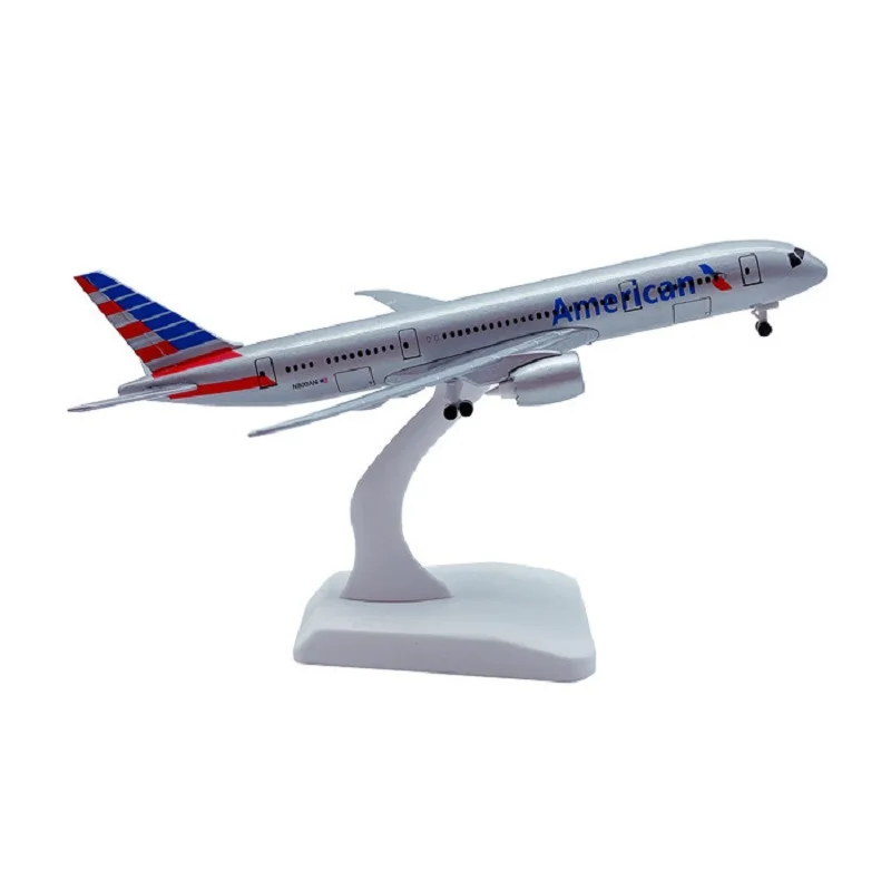 

Diecast 20CM American Airlines B787 Aircraft Model With Landing Gear Alloy Metal Airplane Model Display Toy plane Gift