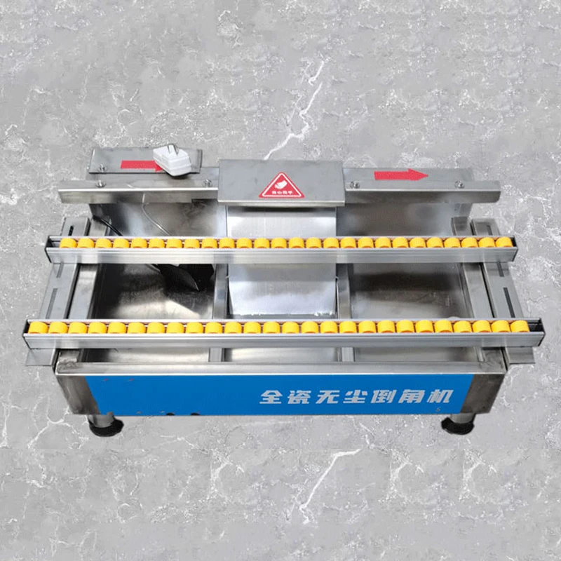 Dust-free Tiles Chamfering Machine 2380W Stainless Steel Desktop Bevel 45 Degree Angle High Precision Tile Cutting Tools Tile Cu