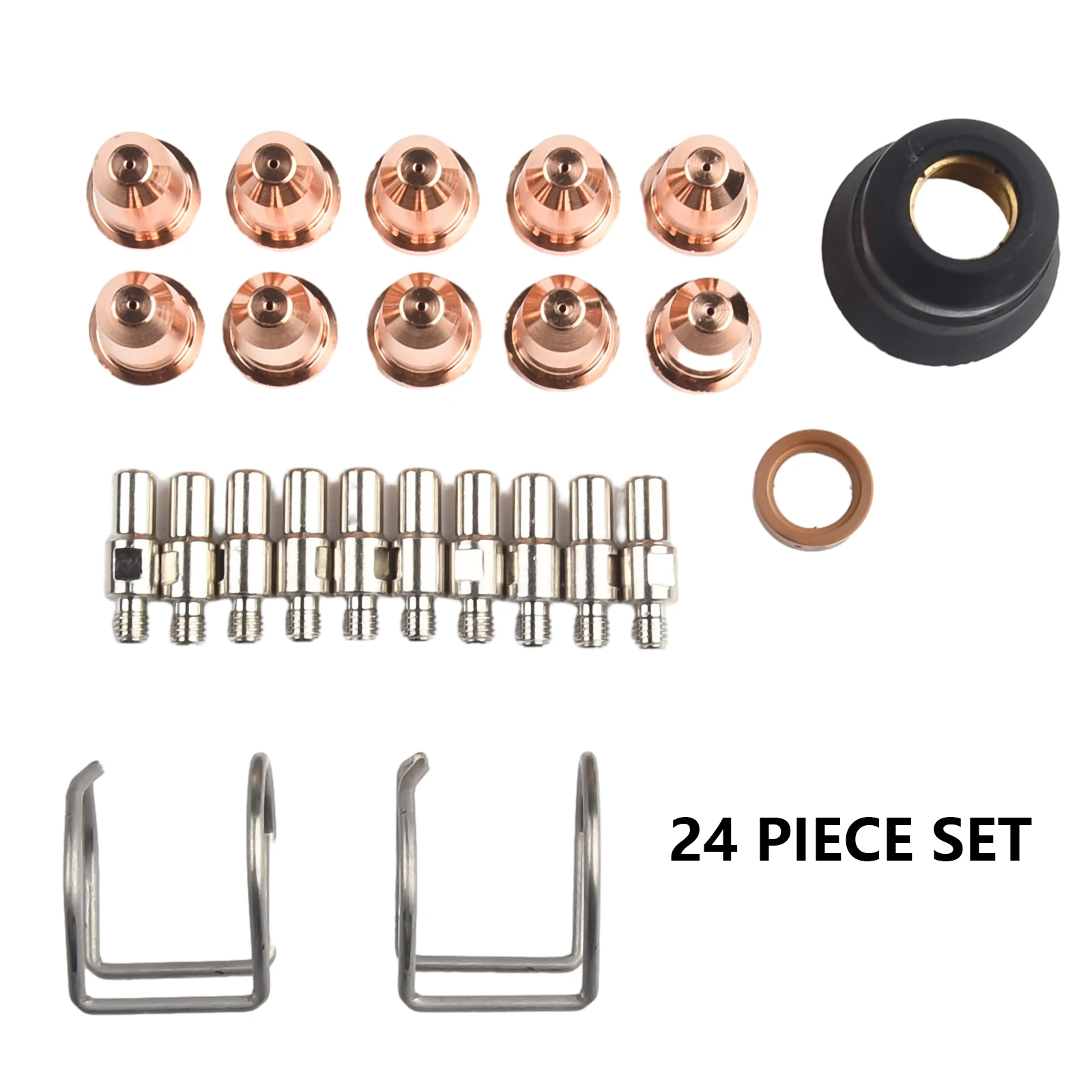 Plasma Cutter Set Complete and Reliable Set of Electrode Tip Cup Consumables for Chicago Electric & Razorweld CUT 45 CUT45