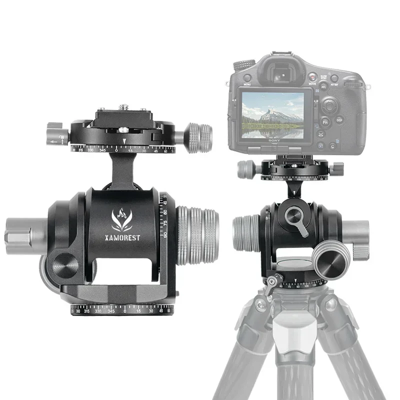 New Free Adjustment Camera Head Bracket Holder Mount Brand Adjustable Tripod Gear Head Panoramic Head