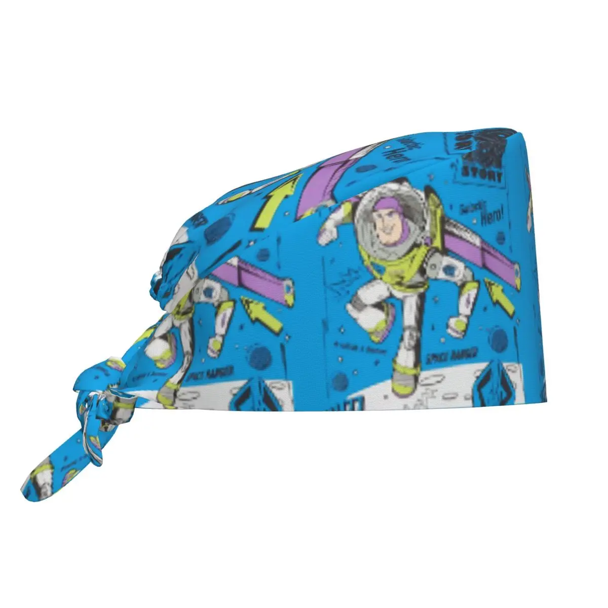 

Toy Story Cartoon Anime Figure Working Cap Surgical Hats Men Women Buzz Lightyear Operating Room Cap Nursing Cap Lab Works Hat