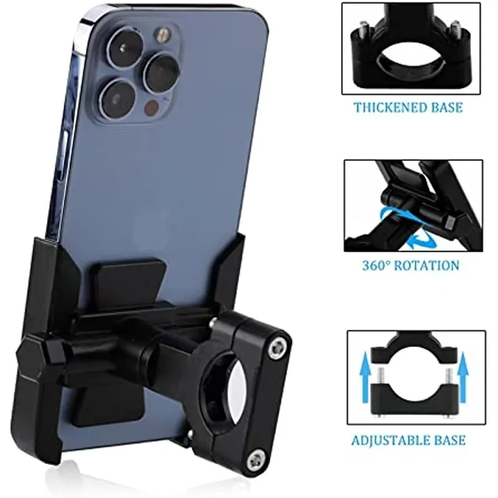 For Bajaj Pulsar 125 150 180 Rs200 Ns 200 160 Motorcycle Accessories Mirror Handlebar Mobile Phone Holder GPS Stand Bracket