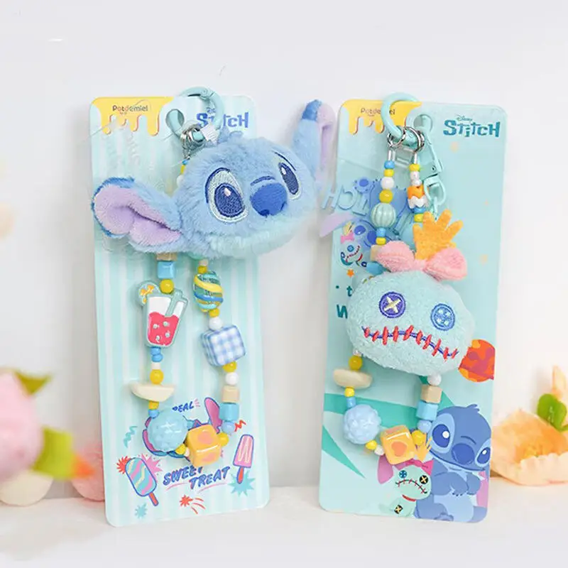 

Disney Stitch Lotso Judith Nick Doll Phone Pendant Keychain Colorful Fashion Cute Cartoon Bag Pendant Child Birthday Gift