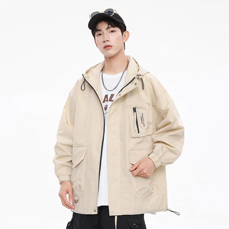 

Fall And Winter New Men'S Casual Fashion Multi-Pocket Trend Versatile Workwear Outdoor Mountain System Loose Jacket