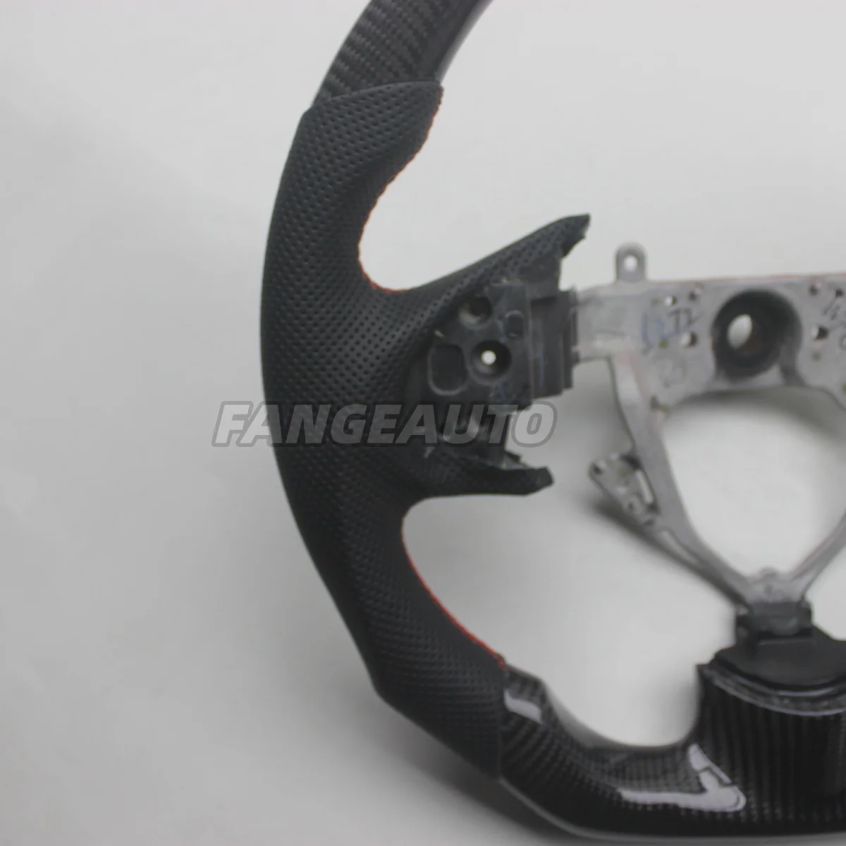Replacement D Shape Real Carbon Fiber Steering Wheel for Mitsubishi Lancer 2007-2017