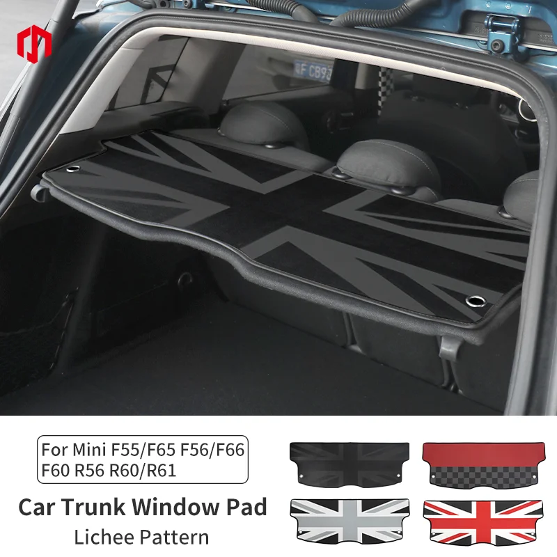 Car Trunk Window Pad For MINI Cooper R56 F56 F55 F60 F65 F66 R60 Countryman Auto Styling Interior Decoration Accessories