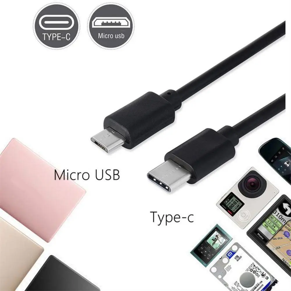 Charging cable USB-C Male Data Cable Fast Charge USB Cable Type C To Micro USB Cord USB-C To Micro USB Cable Type-C Cable