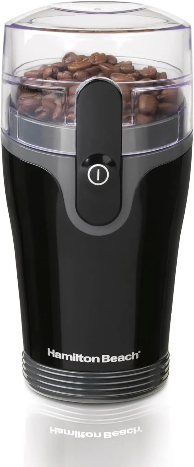 

Fresh Grind Electric Coffee Grinder for Beans and Spices, Stainless Steel Blades, Removable Chamber, Makes up to 12 Cups