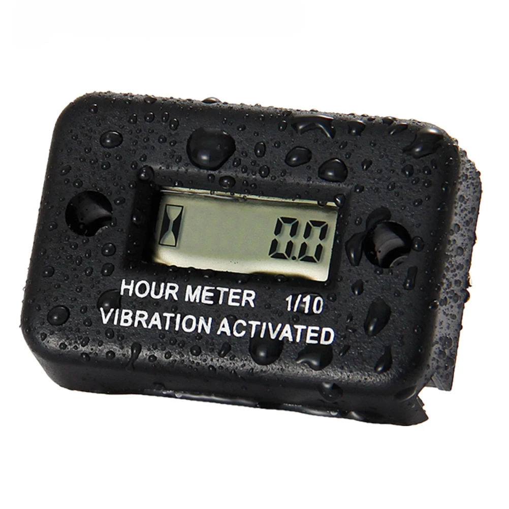 

Waterproof Vibration Timer Digital Tach Hour Meter Dynamo Diesel Engine Tachometer Gauge
