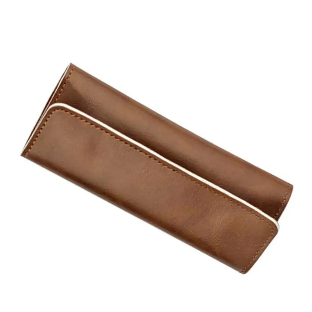 Tweezers Bag Brown Dust proof Eyelash Tweezers Storage Bag Small Makeup Tool Container Eyelash Extension ganizing Pouch