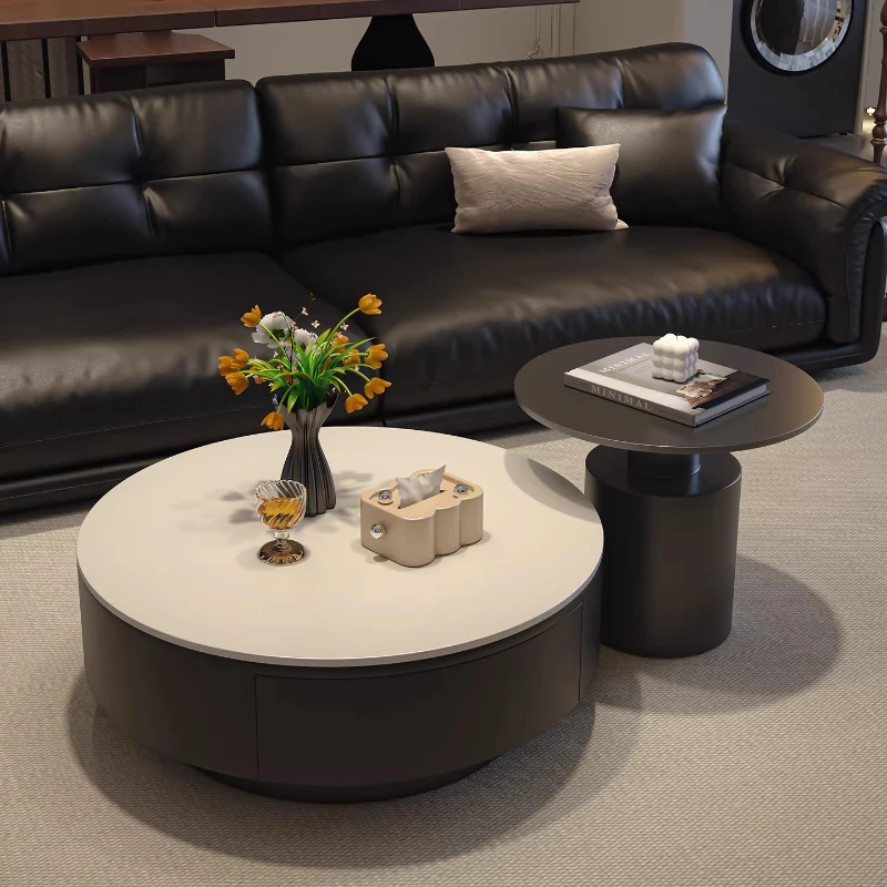 Mesa de centro estética de designer, minimalista, única, decoração moderna, mesa de centro nórdica de luxo, móveis para casa