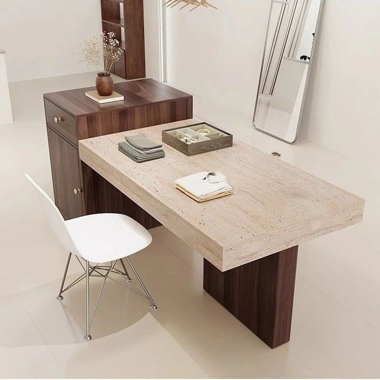 Clothing store Nakajima Taidong stone pattern display table Shopping mall women's clothing store display cabinet Shoe bag Nakaji