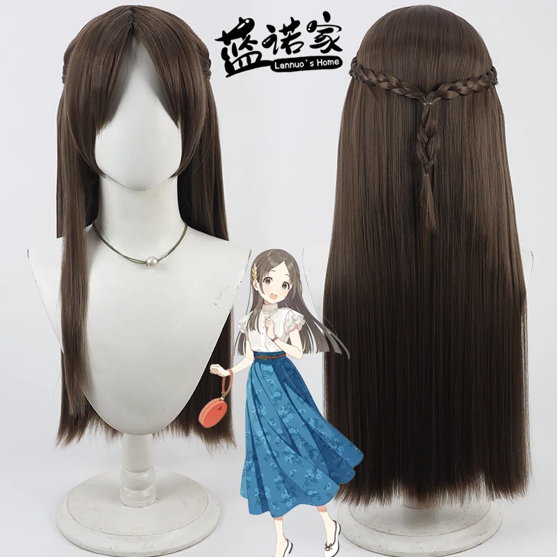 

Аниме The Idolmaster School Idol Festival Kuramoto China Cos Косплей Парик Хэллоуин Карнавальная вечеринка Реквизит Синтетический + Кепка для парика