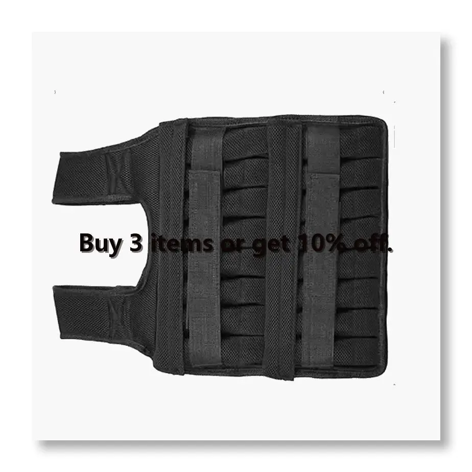 ●20KG Weighted Vest Training Fitness Weighted Jacket for Strength Endurance Running Not Included Steel Plate