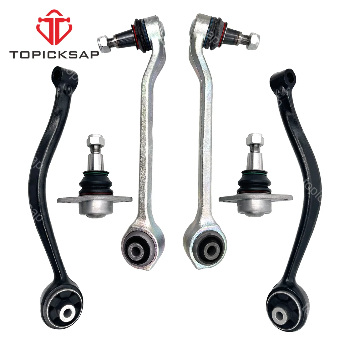 TOPICKSAP 6pcs Front Lower Control Arm Ball Joints Kit Sets for BMW X3 X4 F25 F26 2011 2012 2013 2014 2015 2016 2017 2018