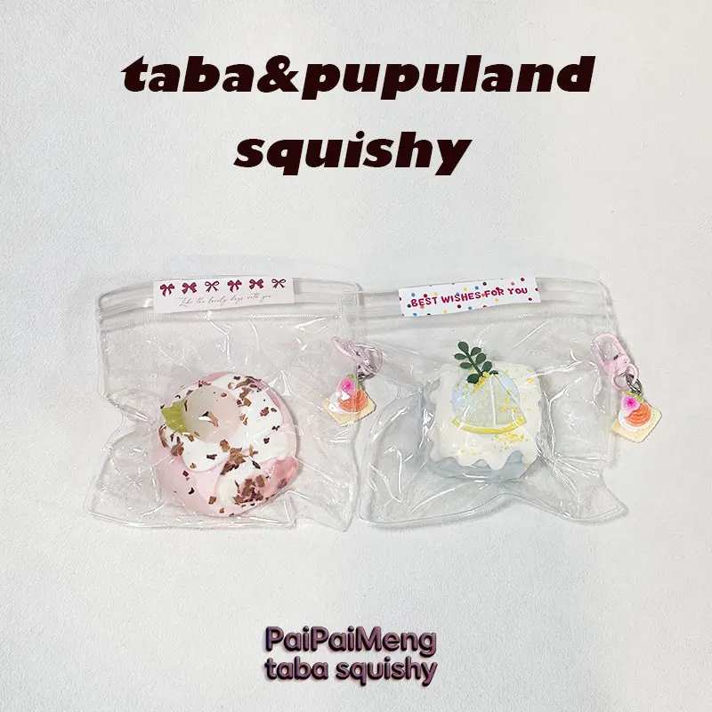 

New 2-in-1 Super Value Handmade Cake Squishy Food Grade Safe Soft Realistic Cute Relieve Stress Perfect Gift for Play&Collection