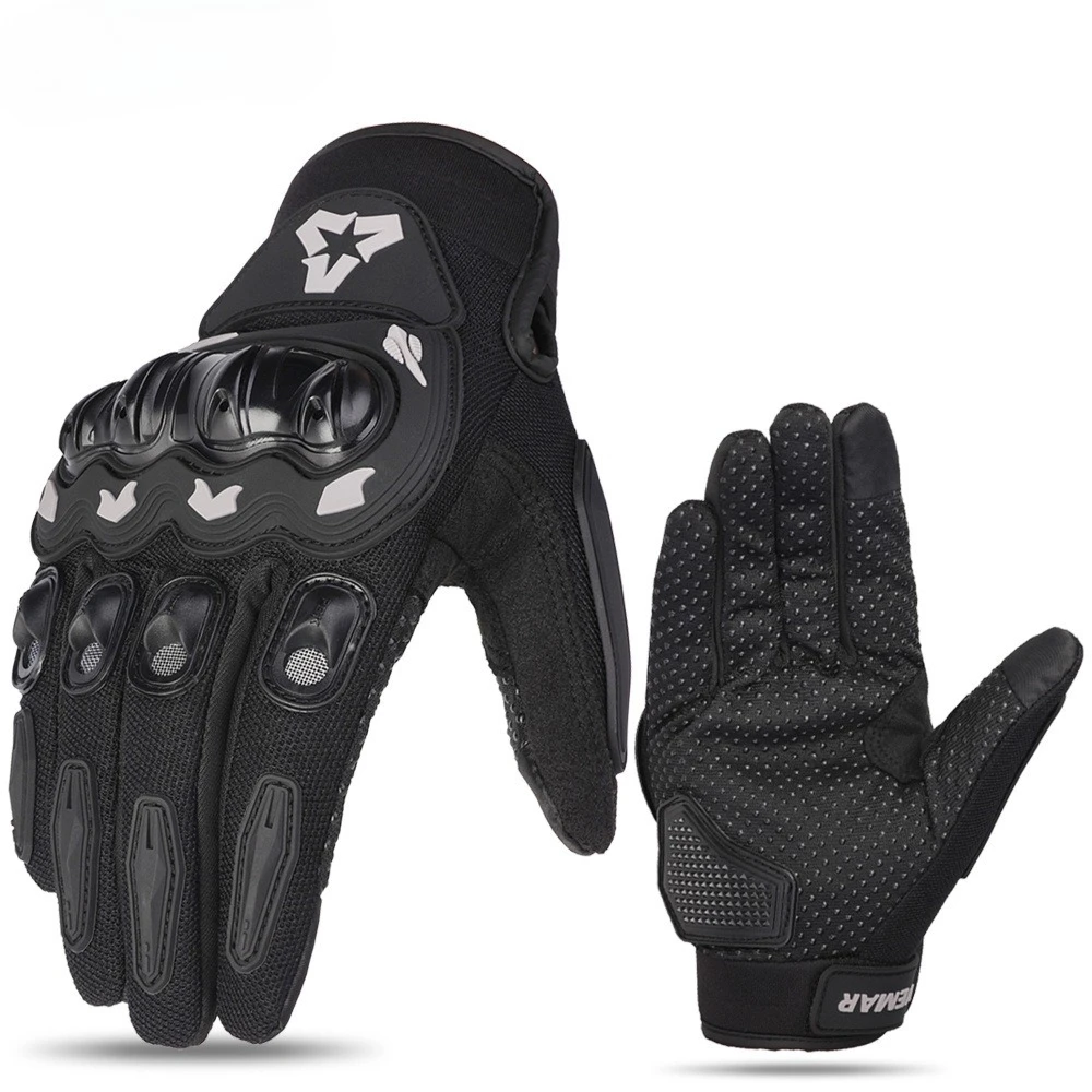 

Motorcycle Gloves Men Full Finger Protective Touch Screen Breathable Off Road Gear Riding for Motorcycle Scooter Outdoor