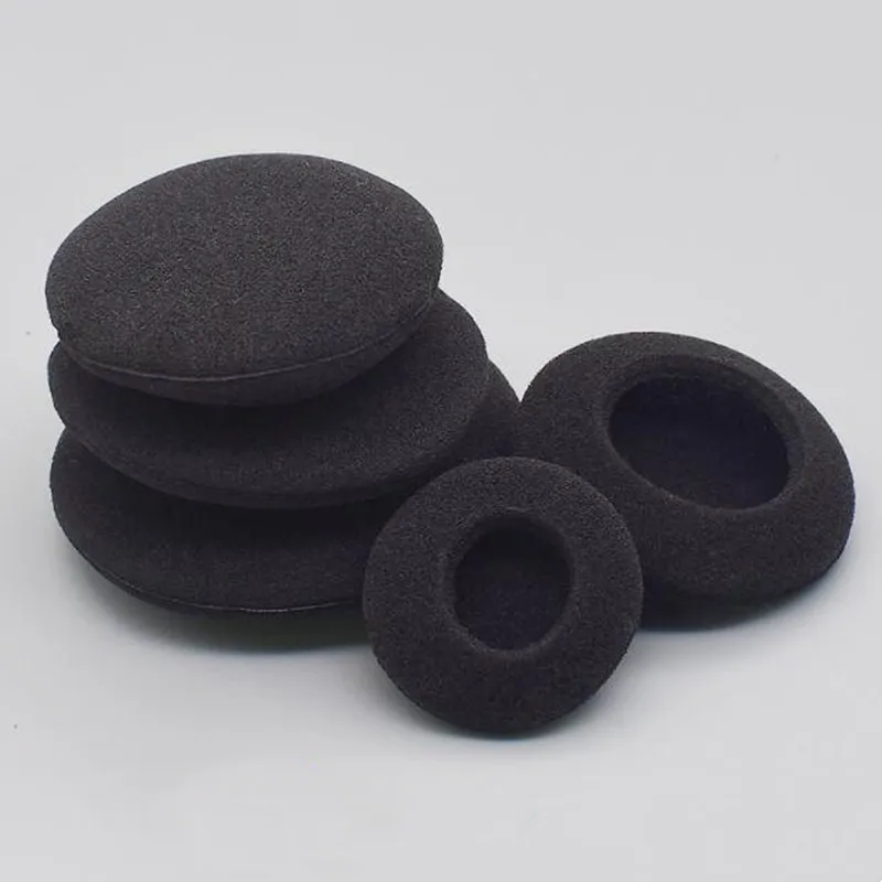 Coussinets d'oreille en mousse pour casque, éponge de remplacement pour téléphone sauna, cache-oreilles, cache-oreilles, 18mm, 35mm, 45mm, 50mm, 60mm, 70mm, 10 pièces