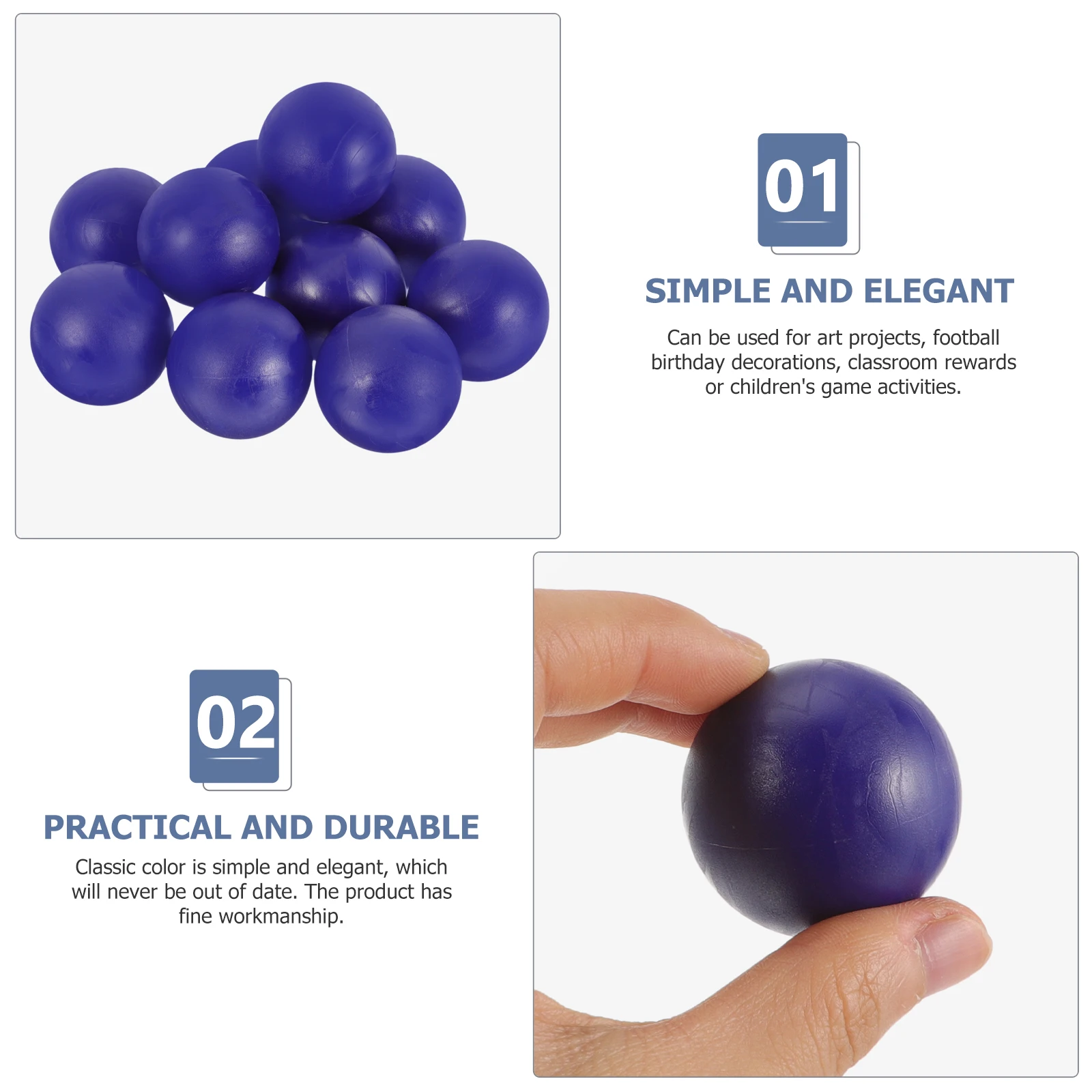 

10pcs 36mm Glossy Adult Table Soccer Balls Football Resin Durable Smooth Table Soccer Accessories Game Supplies