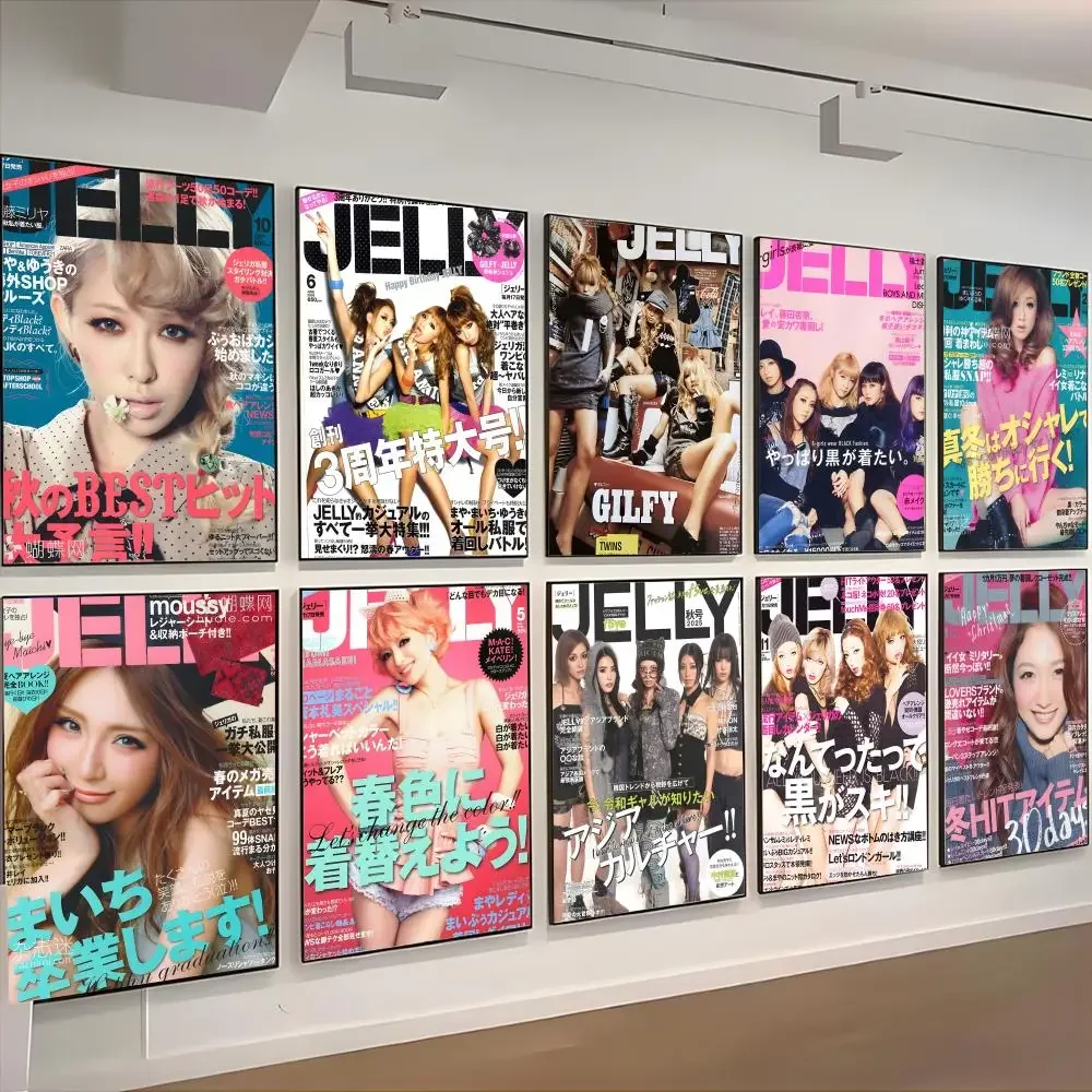 gyaru fashion print J-JELLY Poster retro art restaurant bar decoration