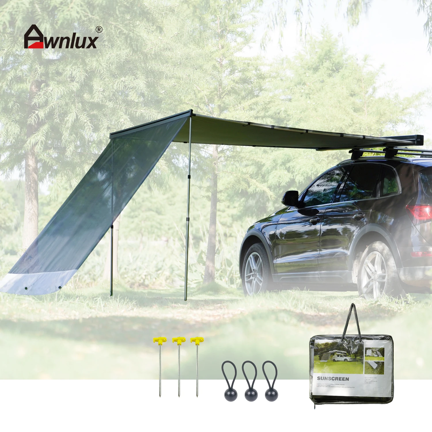 STLF Factory 4x4 4wd جودة المظلة الجانبية الجدار في الهواء الطلق أستراليا المظلة مركبة المظلة تمديد #4