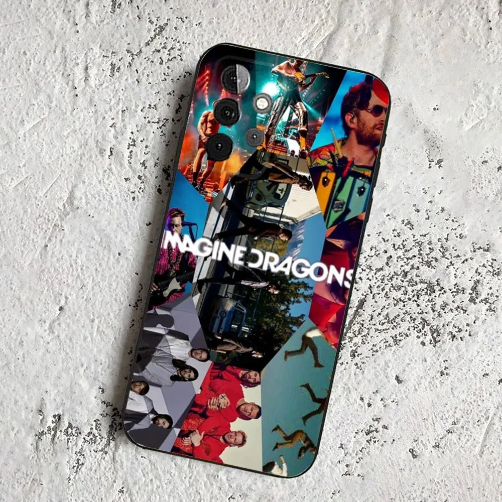 Imagine D-Dagons Rock band Phone Case For Samsung Galaxy A13,21s,22,31,32,52,53,71,80,91 Soft Black Cover