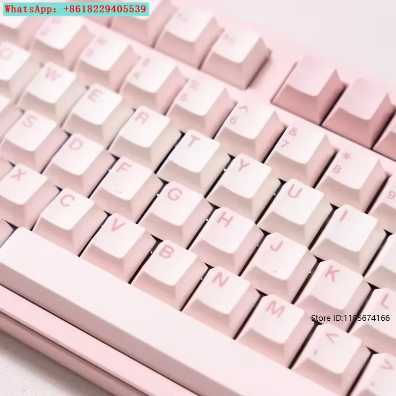 VENTO80 Ultralight Powder | JTK bubblegum finished customized keyboard