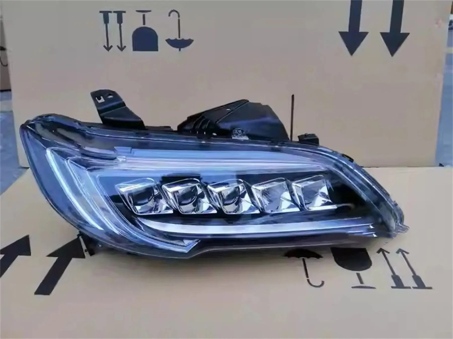 Car Headlight Headlamp for Honda RDX DRL Daytime Running Light High low beam Turn signal