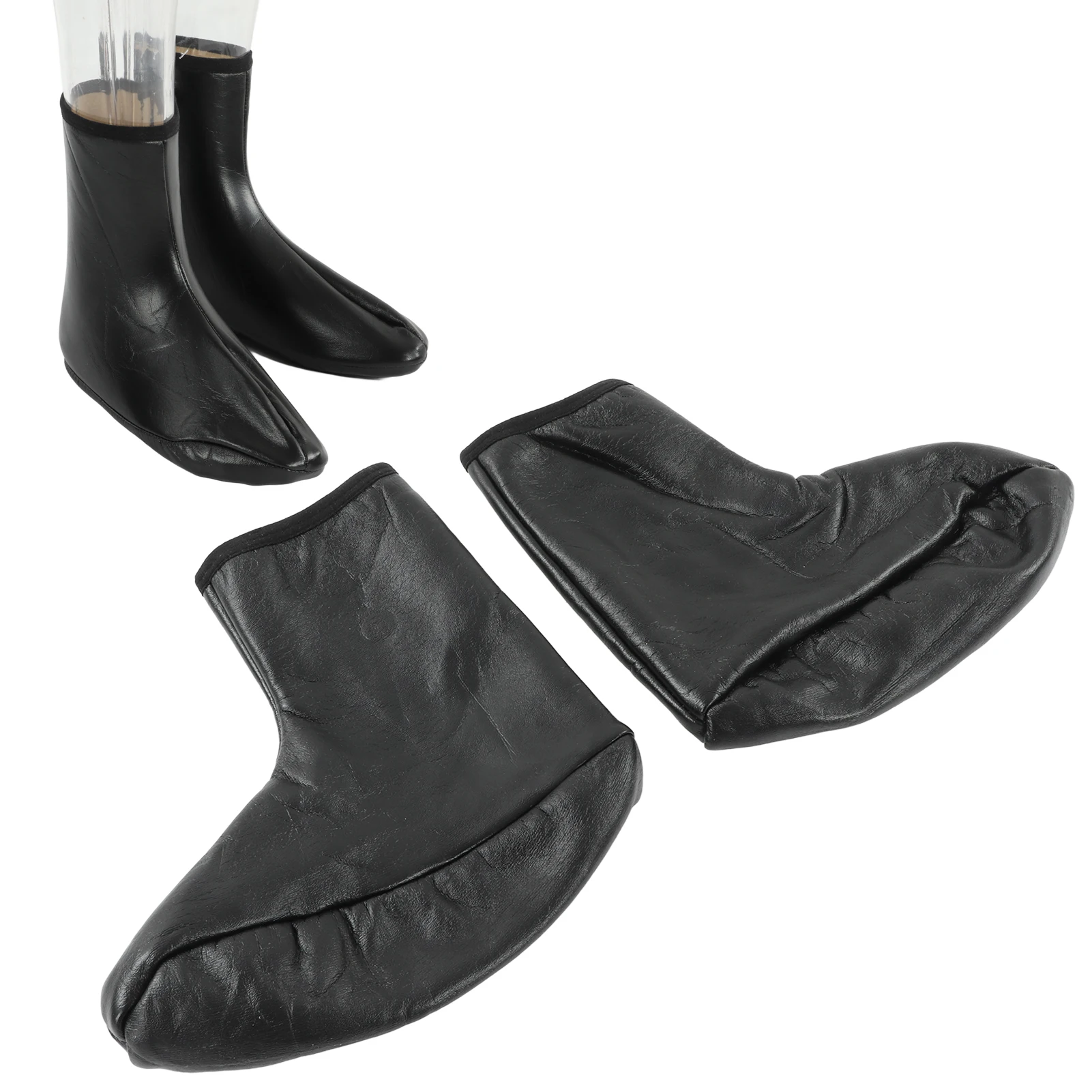 Muslim Socks Waterproof PU Leather Keep Warm Antiskid Islamic Socks for Camping Fishing Hunting Sunnah Khuff Socks Muslim Supply
