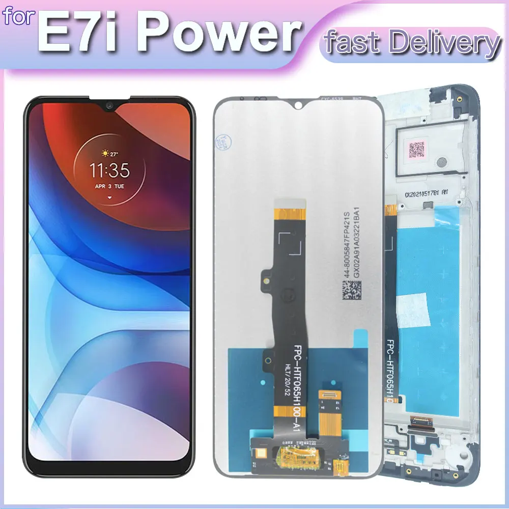 For Motorola Moto E7 Power LCD Display Touch Screen Digitizer Assembly Replacement for Motorola Moto E7 Power Mobile Phone