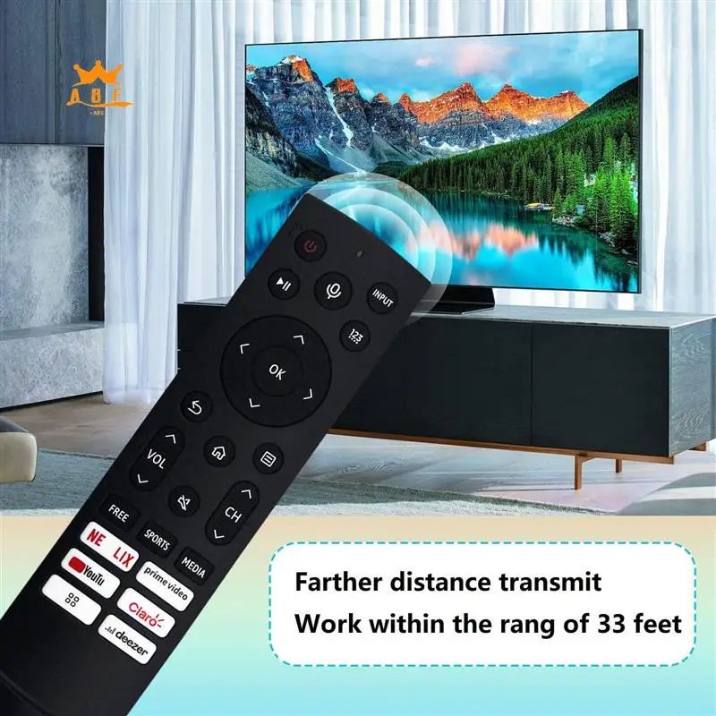 

A08E-Замените пульт дистанционного управления ERF3Q90H для HISENSE Smart LED TV