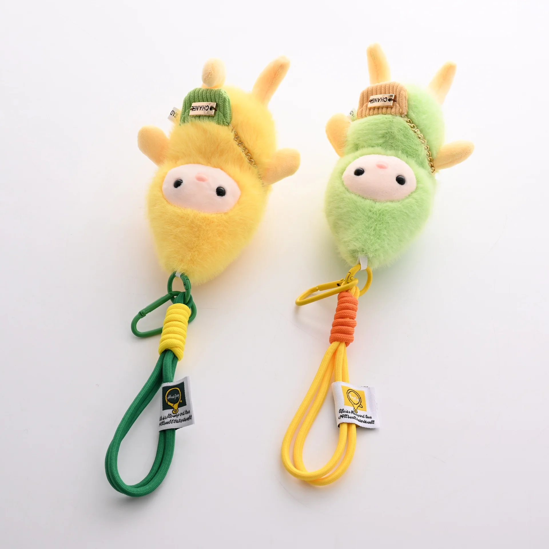 14cm Cute Banana Plush Toys Pendant Keychain Kawaii Cartoon Doll for Kids Children Birthday Christmas Gifts