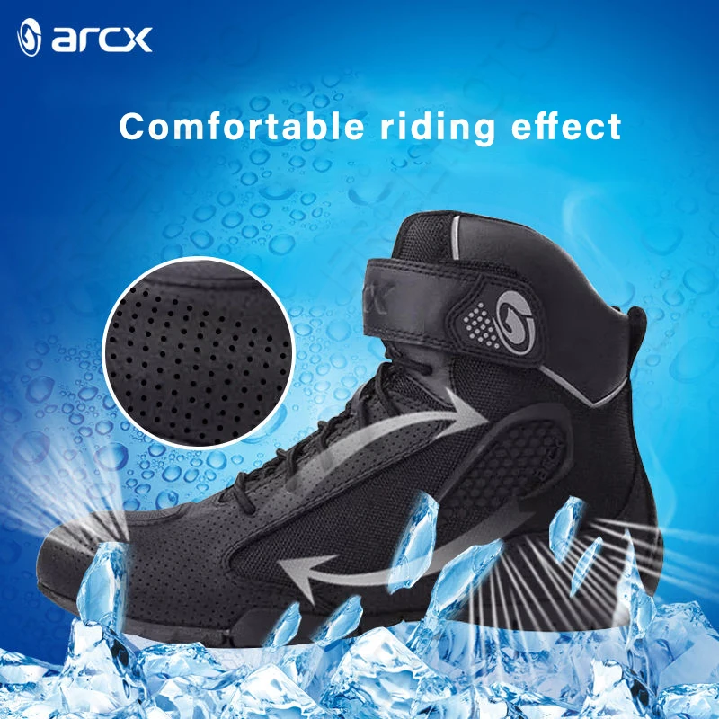 ARCX Motorcycle Boots Street Riding Shoes Anti-Slip Outdoor