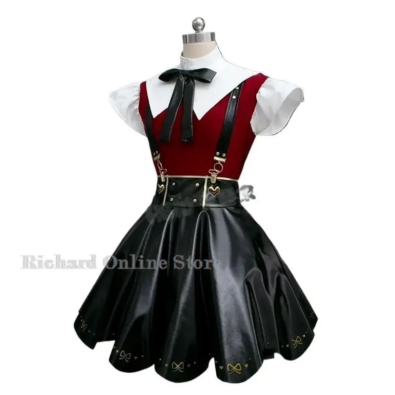 Game NEEDY GIRL STREAMER OVERDOSE Ame-Chan Cosplay Costume KAngel Punk Girls Gothic Lolita Black Dress Halloween Fancy Cosplay