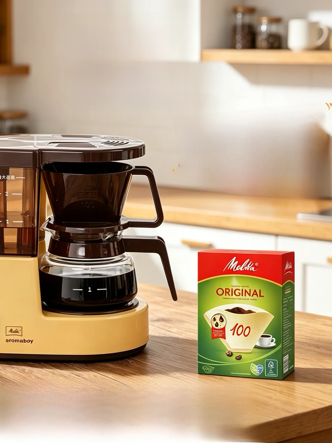 Cafeteira Retrô Melitta Aromaboy, Cafeteira Americana de Gotejamento, Pequena Máquina de Café Doméstica, Bule de Chá