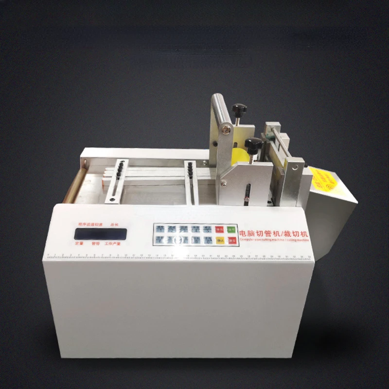 

220V 1/4HP Lcd Screen Automatic Tube Cutting Machine Microcomputer Pipe Cutter Pvc Paper Heat Shrink Sleeve Shrinking