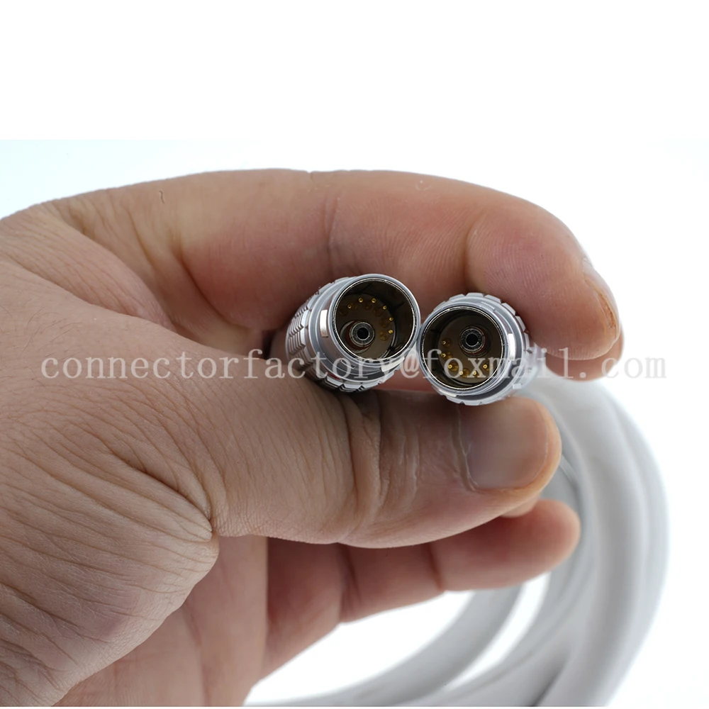 Imagem -06 - Conector Médico de Aviação Misto Fgg para Fgg 2b Macho Plugue Classe a Gás 1m 2m 2.5m 3m Furo de Cabo Tamanho 15 mm