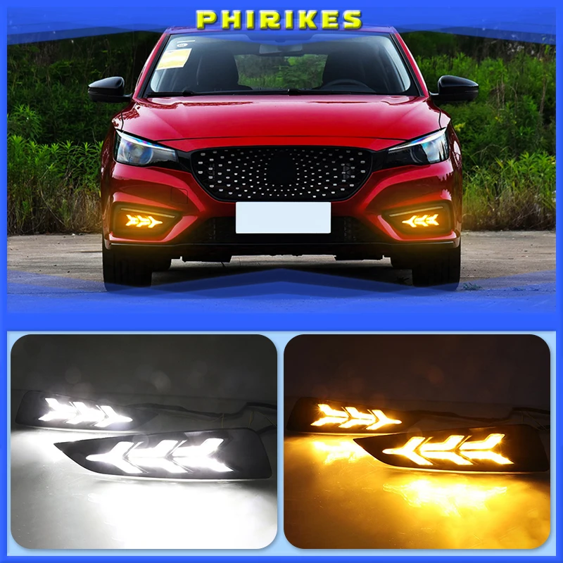 

2 шт., Автомобильные светодиодные дневные хосветильник для MG6 2017 2018 2019