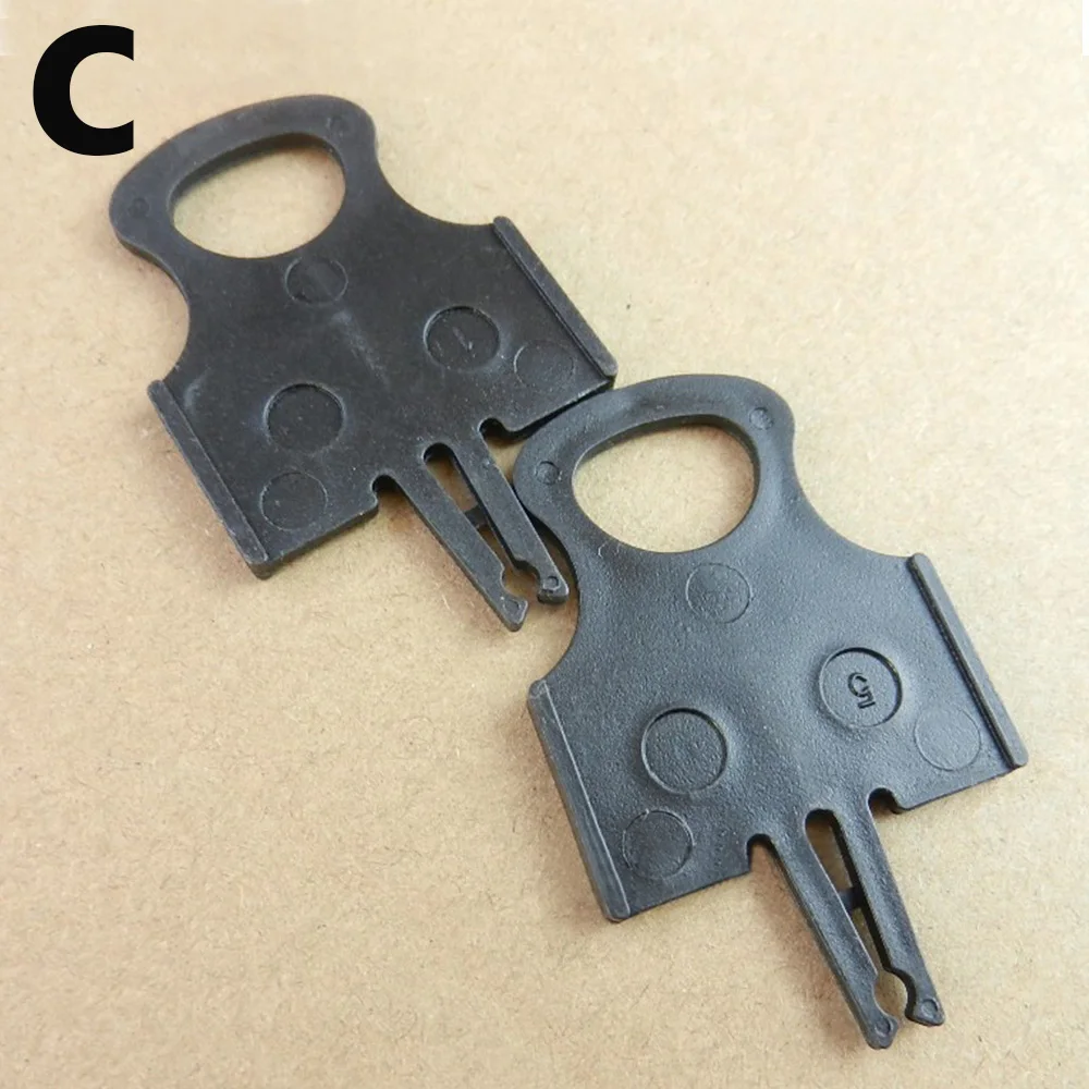2 Stücke MTB Rennrad Hydraulische Scheibenbremsbeläge Spacer Scheibenbremsen Schutzfolie Instert Fahrradbremse Spacer für SHIMANO TEKTRO – Detail 11