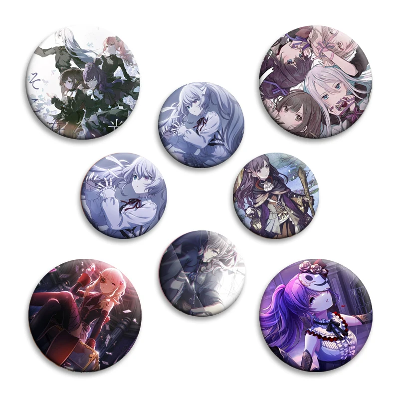 

Anime Nightcord At 25:00 Figures Brooches Handmade Enamel Pins Cosplay Badge for Collar Backpack Decor Jewelry Accessories Gifts