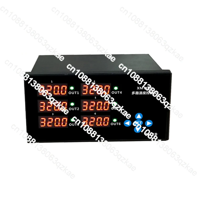 

6 Channel PID Temperature-controlled Meter Computer Monitor Temperature Record Curve with Software 485 Communicate