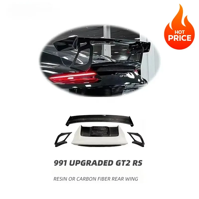 

Hot Sale! Carbon Fiber Rear Spoiler Wing for 911 991 (2012-2018) - GT2 RS Style Upgrade, Trunk Cover Included