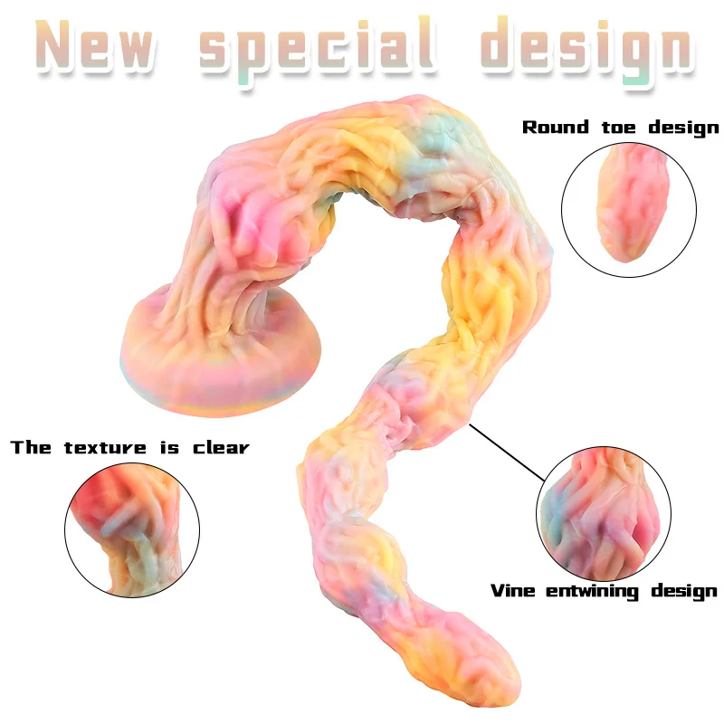 Night Night Animal Dildo Anal Plug In Three Sizes Special Texture Sex Toys Prostate G-spot Stimulation Massager Anal Penetration